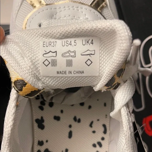 Cavalli Class White Sneakers with Gold Highlights - Picture 8 of 9